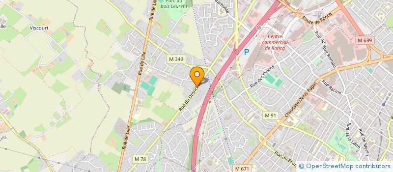 localisation de l'entreprise MIX AUTOS à RONCQ