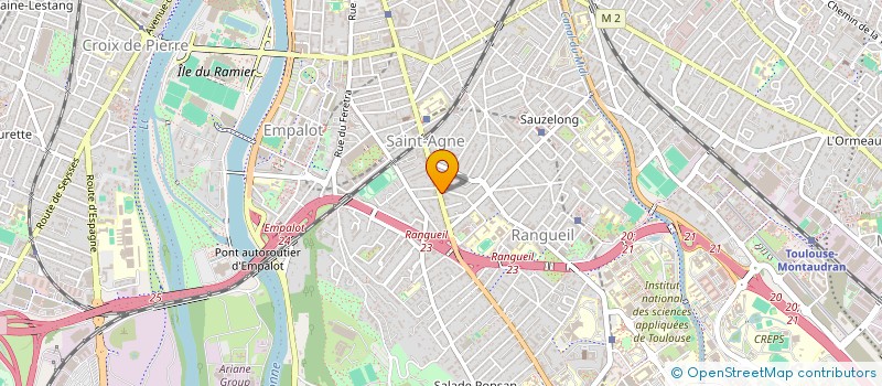 localisation de l'entreprise MIX CERAM  TOULOUSE