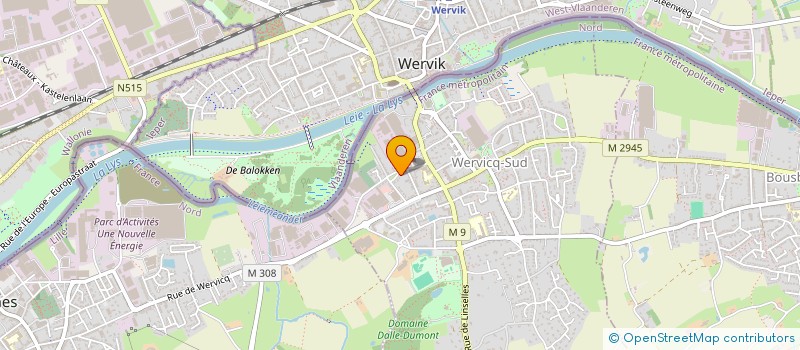 localisation de l'entreprise MIX&CHIPS  WERVICQ-SUD