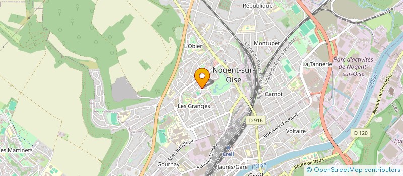 localisation de l'entreprise MIX CITE  NOGENT-SUR-OISE