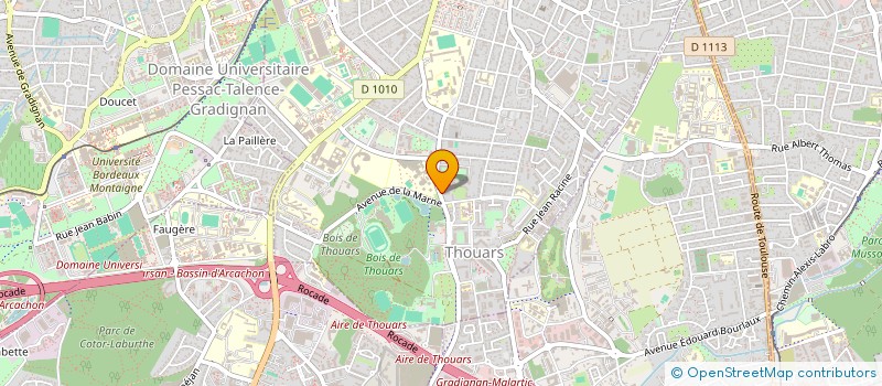 localisation de l'entreprise MIX-CITE CENTRE SOCIAL ET CULTUREL DE TALENCE à TALENCE
