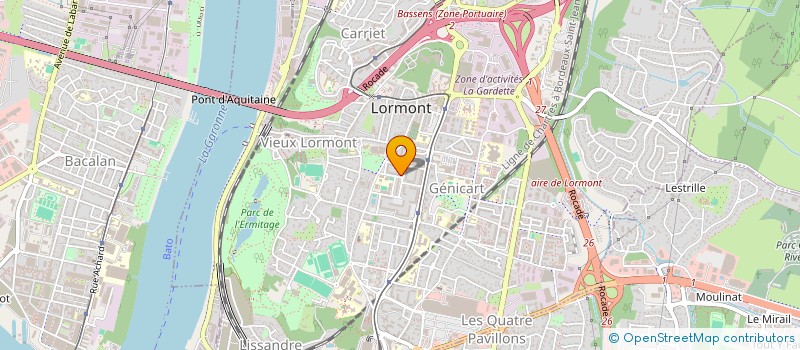 localisation de l'entreprise MIX COLOR UNITED - M.C.U  LORMONT