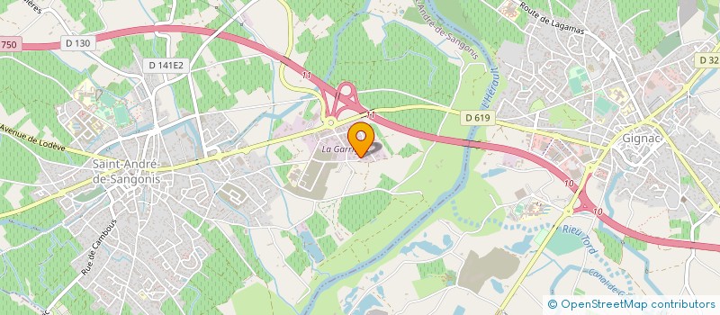 localisation de l'entreprise MIX CONCEPTS  SAINT-ANDRE-DE-SANGONIS