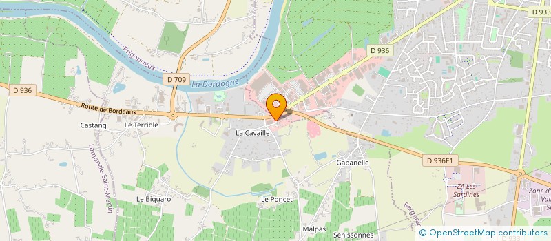 localisation de l'entreprise MIX EAT - L AUTRE MONDE à BERGERAC