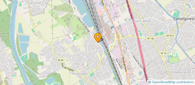 localisation de l'entreprise MIX ENERGIES  FENOUILLET