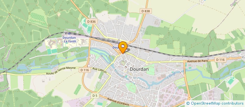 localisation de l'entreprise MIX FOODS à DOURDAN
