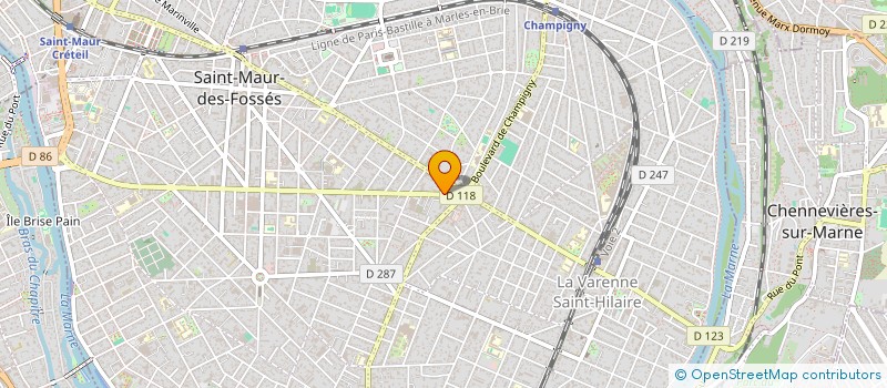 localisation de l'entreprise MIX MAGHREB PROD  SAINT-MAUR-DES-FOSSES