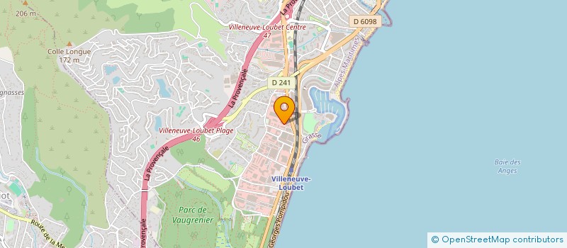 localisation de l'entreprise MIX MARKT 144 SAS à VILLENEUVE-LOUBET