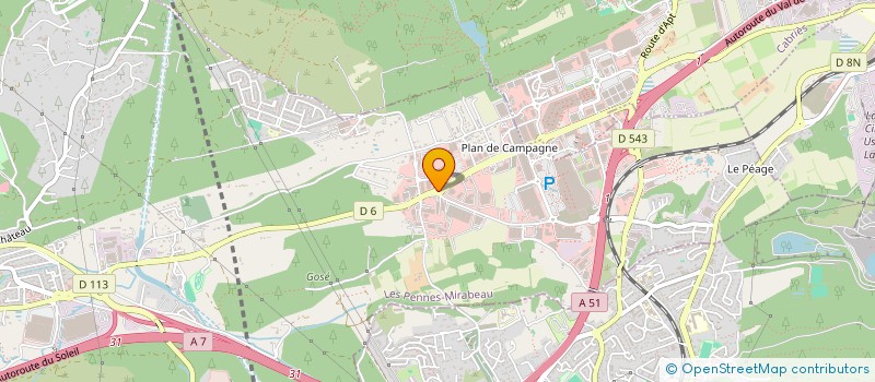 localisation de l'entreprise MIX MARKT 3303 à LES PENNES-MIRABEAU