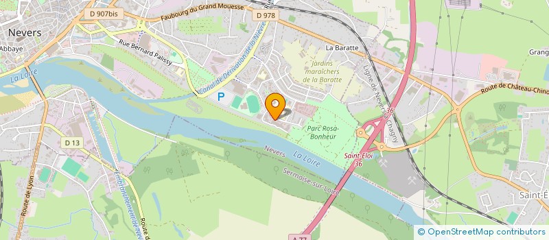 localisation de l'entreprise MIX UP UNITY à NEVERS