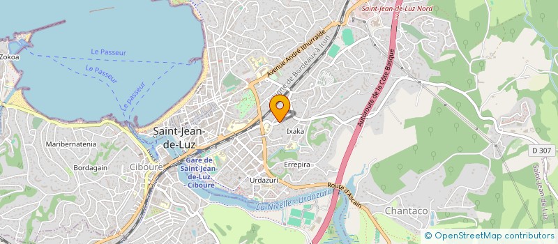 localisation de l'entreprise MIX6T à SAINT-JEAN-DE-LUZ