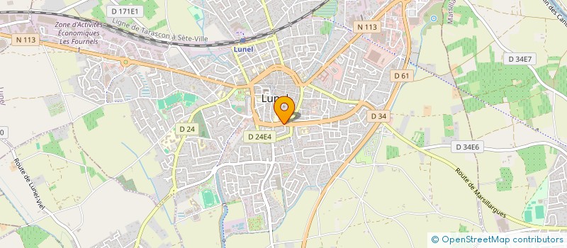 localisation de l'entreprise MIXADE à LUNEL