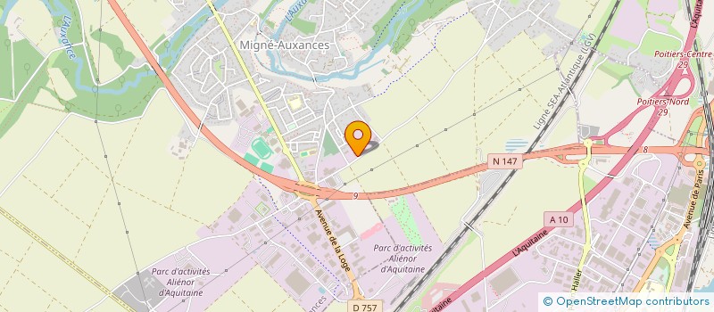 localisation de l'entreprise MIXANCES à MIGNE-AUXANCES