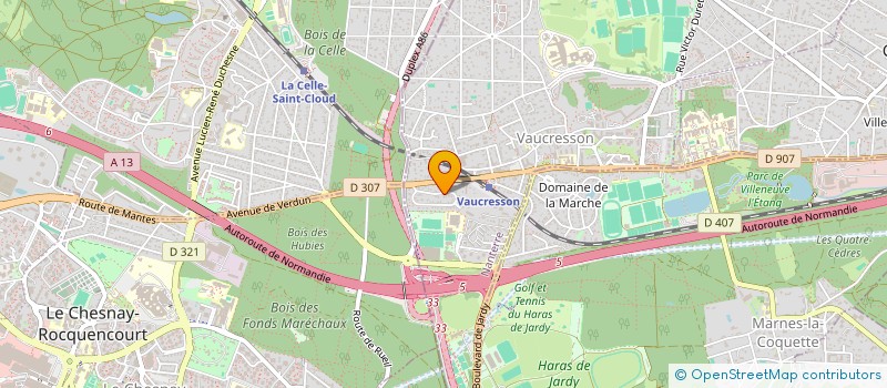 localisation de l'entreprise MIXANDMATCH à VAUCRESSON