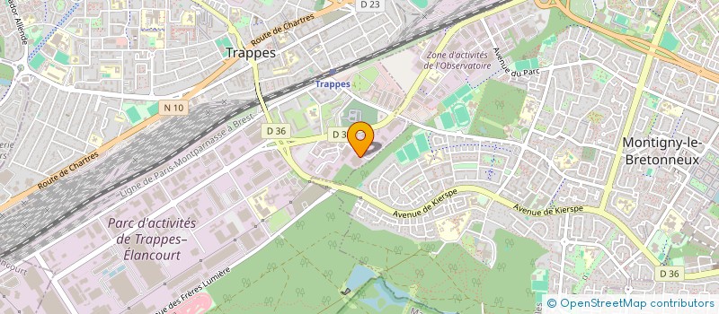 localisation de l'entreprise MIXCEN à TRAPPES