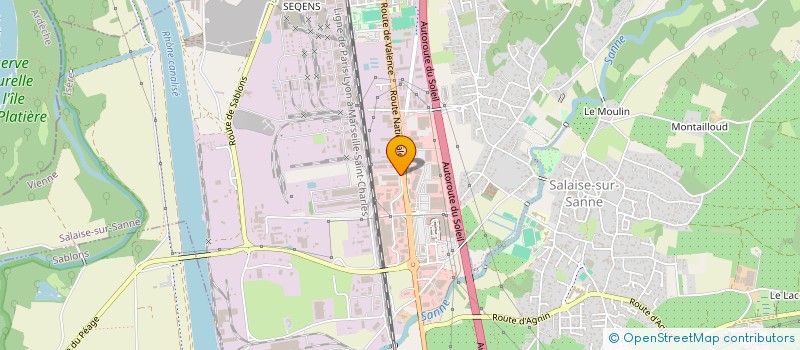 localisation de l'entreprise MIXED FIGHT CENTER  SALAISE-SUR-SANNE