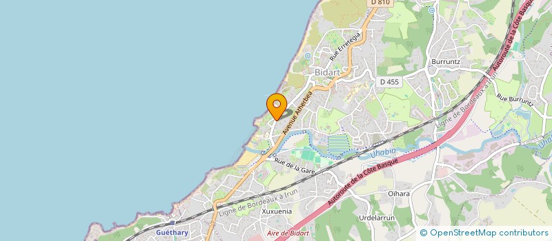localisation de l'entreprise MIXELENA à BIDART
