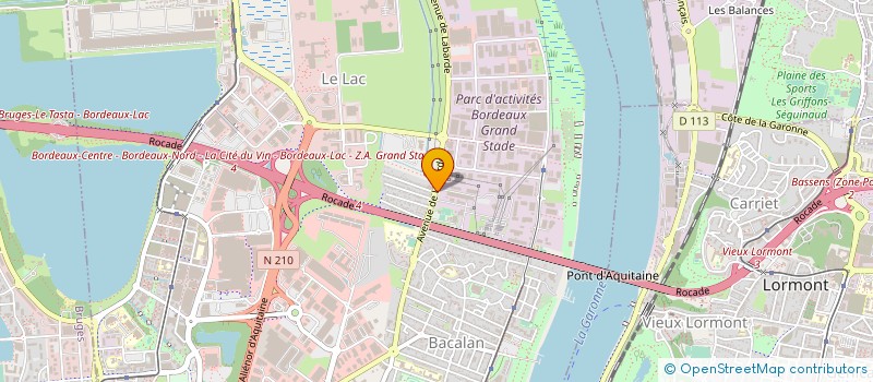 localisation de l'entreprise MIXENER à BORDEAUX