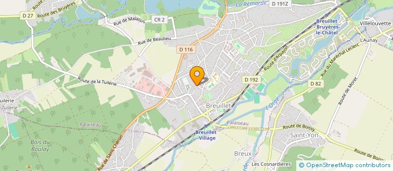 localisation de l'entreprise MIXHANDI-CAP SUR LA VIE-CLUB(M.C.V.) à BREUILLET