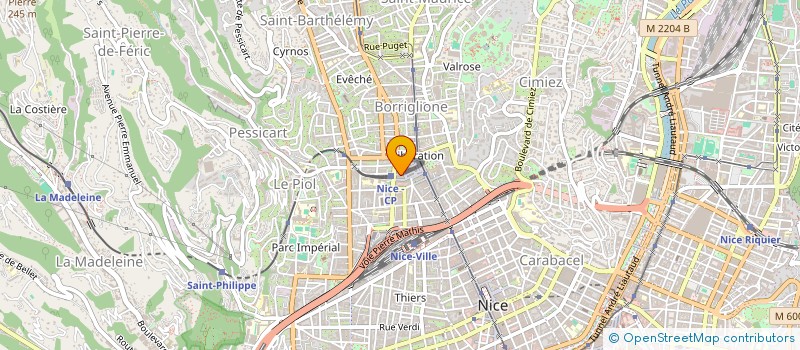 localisation de l'entreprise MIXMANIAK - MMK  NICE