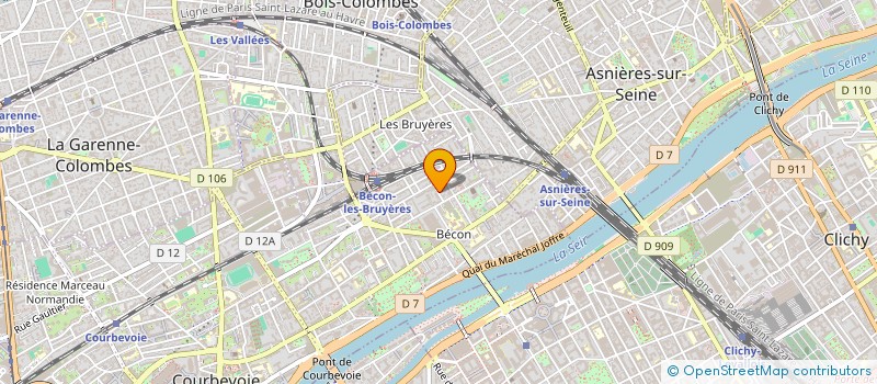 localisation de l'entreprise MIXMEDIA à COURBEVOIE