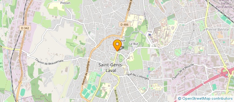 localisation de l'entreprise MIXMUM'S à SAINT-GENIS-LAVAL