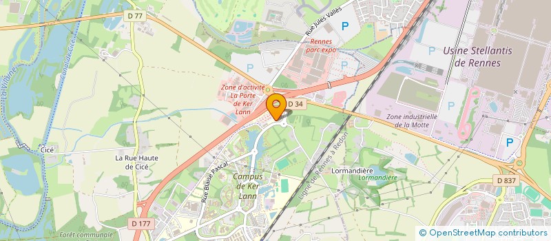 localisation de l'entreprise MIXSCIENCE à BRUZ