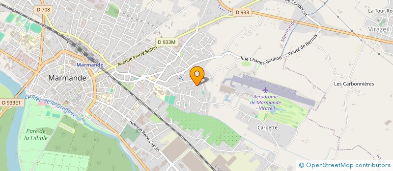 localisation de l'entreprise MIXTE-FIGHT-KARATE-TONNEINS  MARMANDE