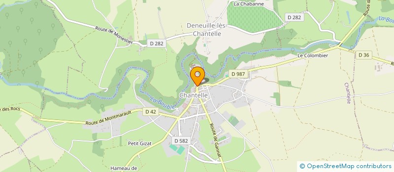 localisation de l'entreprise MIXTELECOM SAS  CHANTELLE