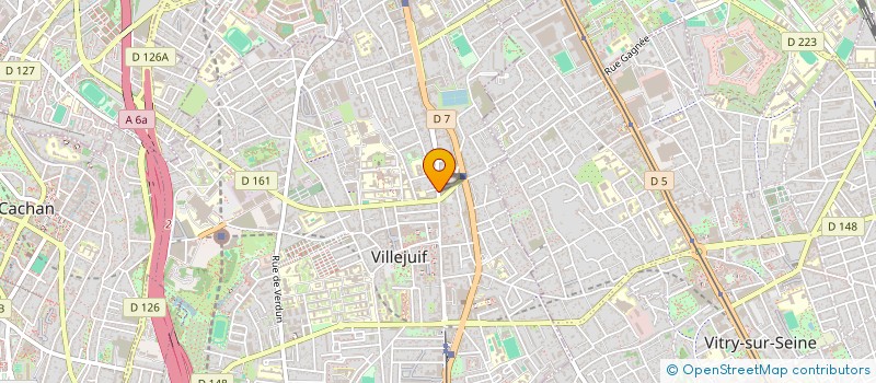 localisation de l'entreprise MIYA à VILLEJUIF