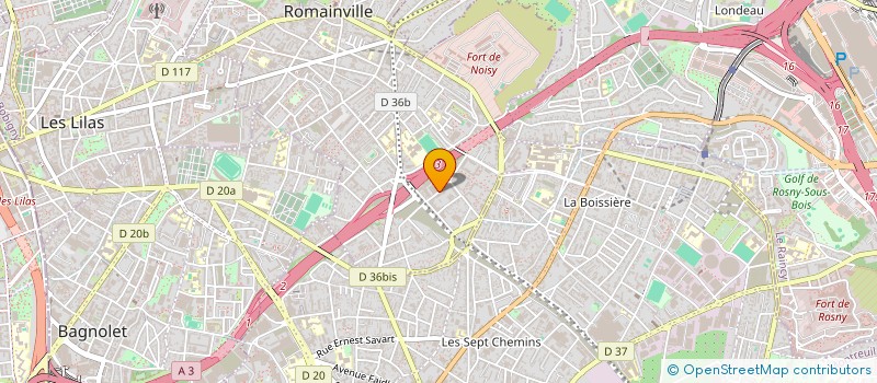localisation de l'entreprise MIYAM KITCHEN à ROMAINVILLE