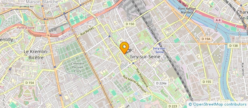 localisation de l'entreprise MIYANIS à IVRY-SUR-SEINE