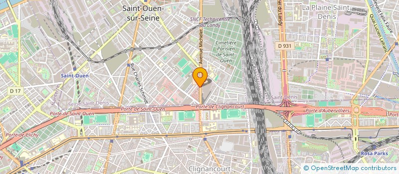 localisation de l'entreprise MIYO à SAINT-OUEN-SUR-SEINE