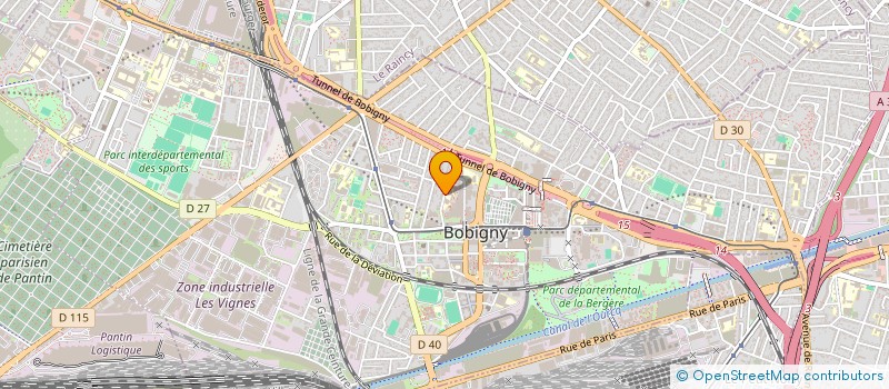 localisation de l'entreprise MIYO à BOBIGNY
