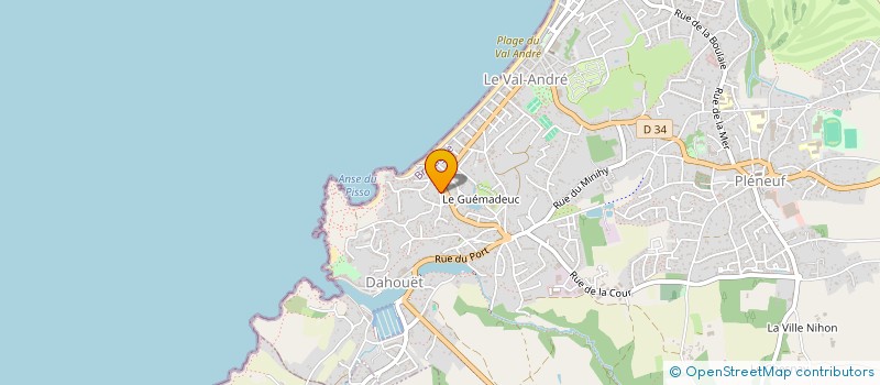 localisation de l'entreprise MIZAKI  PLENEUF-VAL-ANDRE