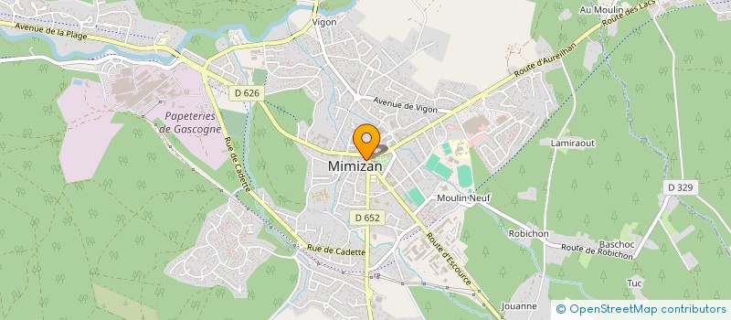 localisation de l'entreprise MIZAN'POT  MIMIZAN