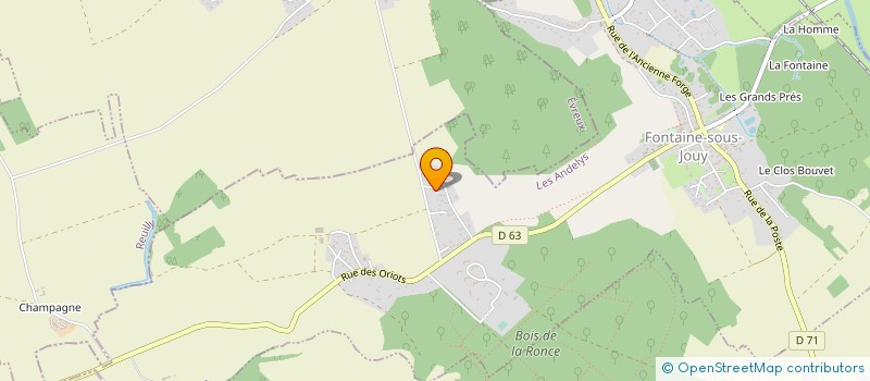 localisation de l'entreprise MIZAR SERVICE  FONTAINE SOUS JOUY