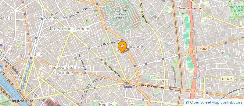 localisation de l'entreprise MIZE à VINCENNES