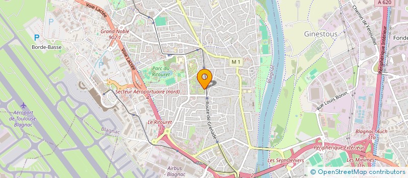 localisation de l'entreprise MIZIA  BLAGNAC