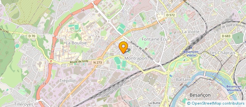 localisation de l'entreprise MIZIKOW à BESANCON