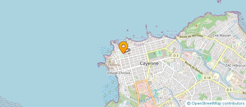 localisation de l'entreprise MIZU  CAYENNE