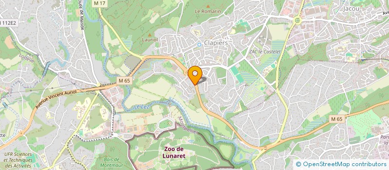 localisation de l'entreprise MIZZICA à MONTPELLIER
