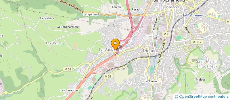 localisation de l'entreprise MJ  SAINT-CHAMOND