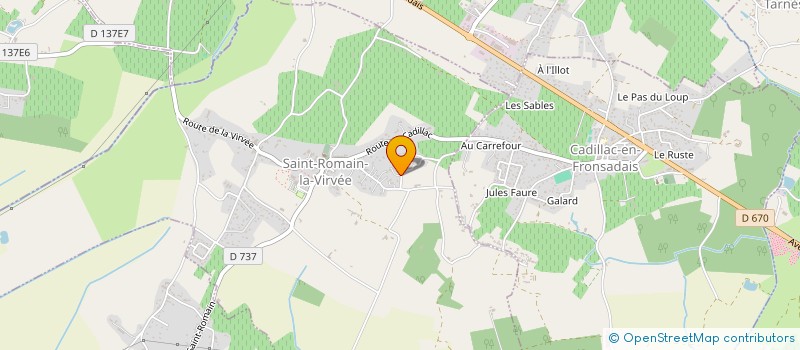 localisation de l'entreprise MJ  SAINT-ROMAIN-LA-VIRVEE