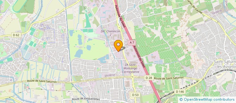 localisation de l'entreprise MJ  VEDENE