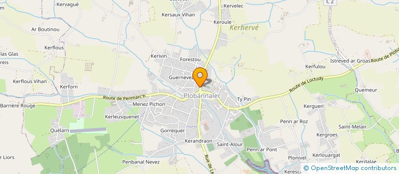 localisation de l'entreprise MJ à PLOBANNALEC-LESCONIL