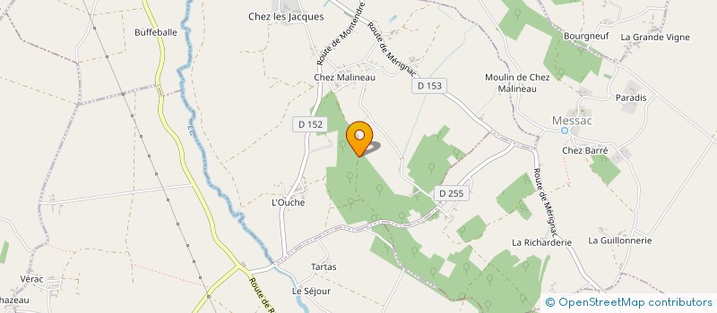 localisation de l'entreprise MJ à MONTENDRE