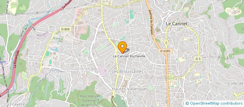 localisation de l'entreprise MJ à LE CANNET