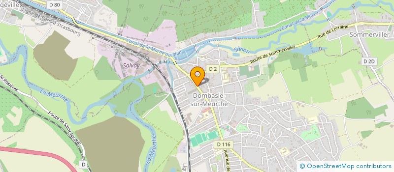 localisation de l'entreprise MJ  DOMBASLE-SUR-MEURTHE