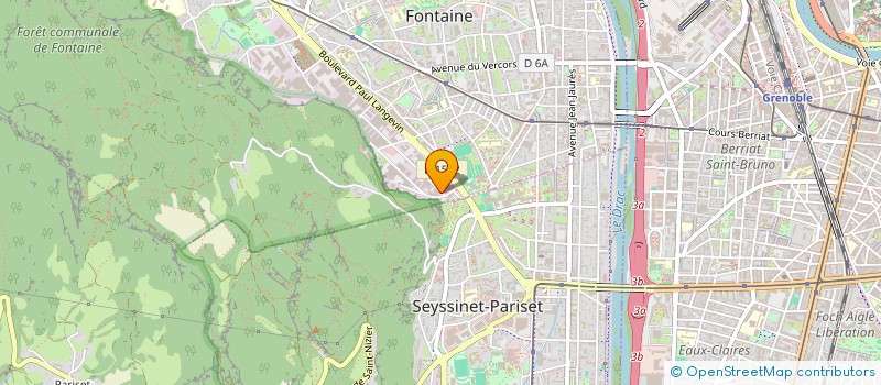 localisation de l'entreprise MJ  FONTAINE